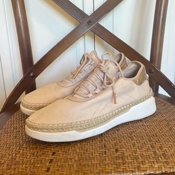 Michael Michael Kors pink finch canvas sneakers size 7.5 - Picture 4 of 12